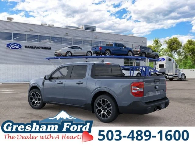 New 2026 Azure Gray Metallic Tri-Coat Ford Lariat image 4