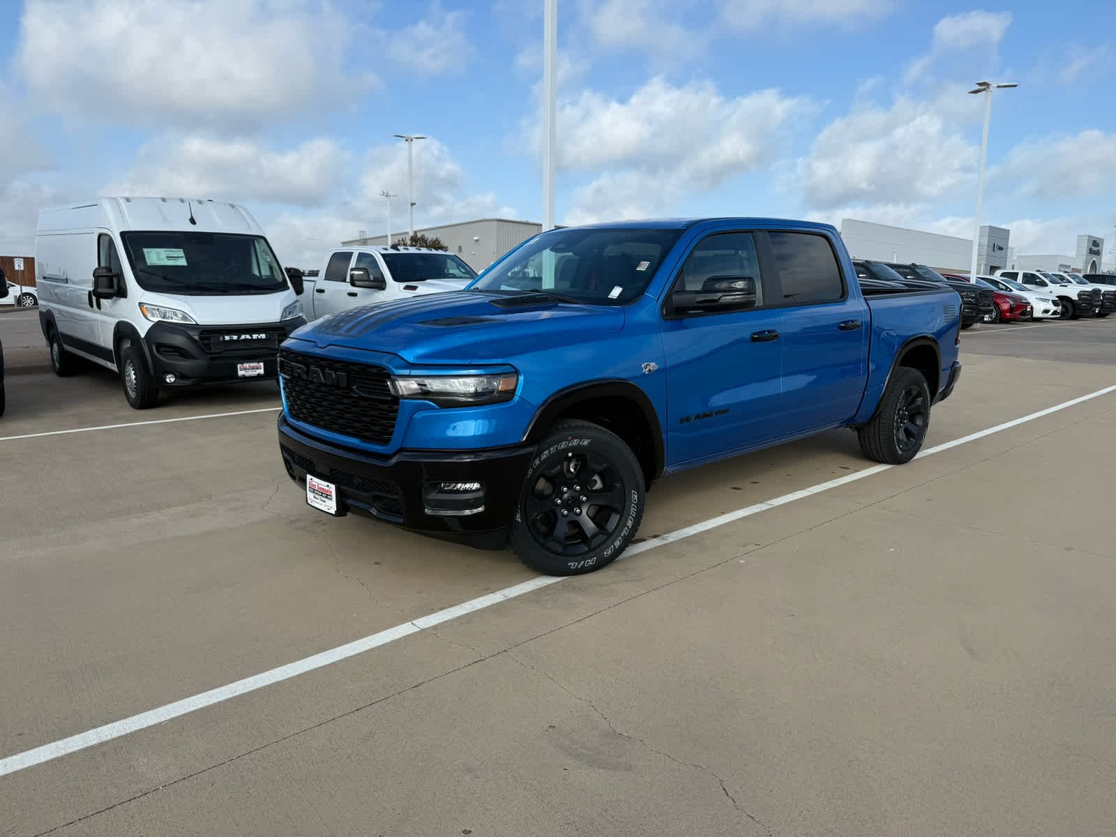 New 2026 Hydro Blue Pearlcoat Ram Lone Star image 2