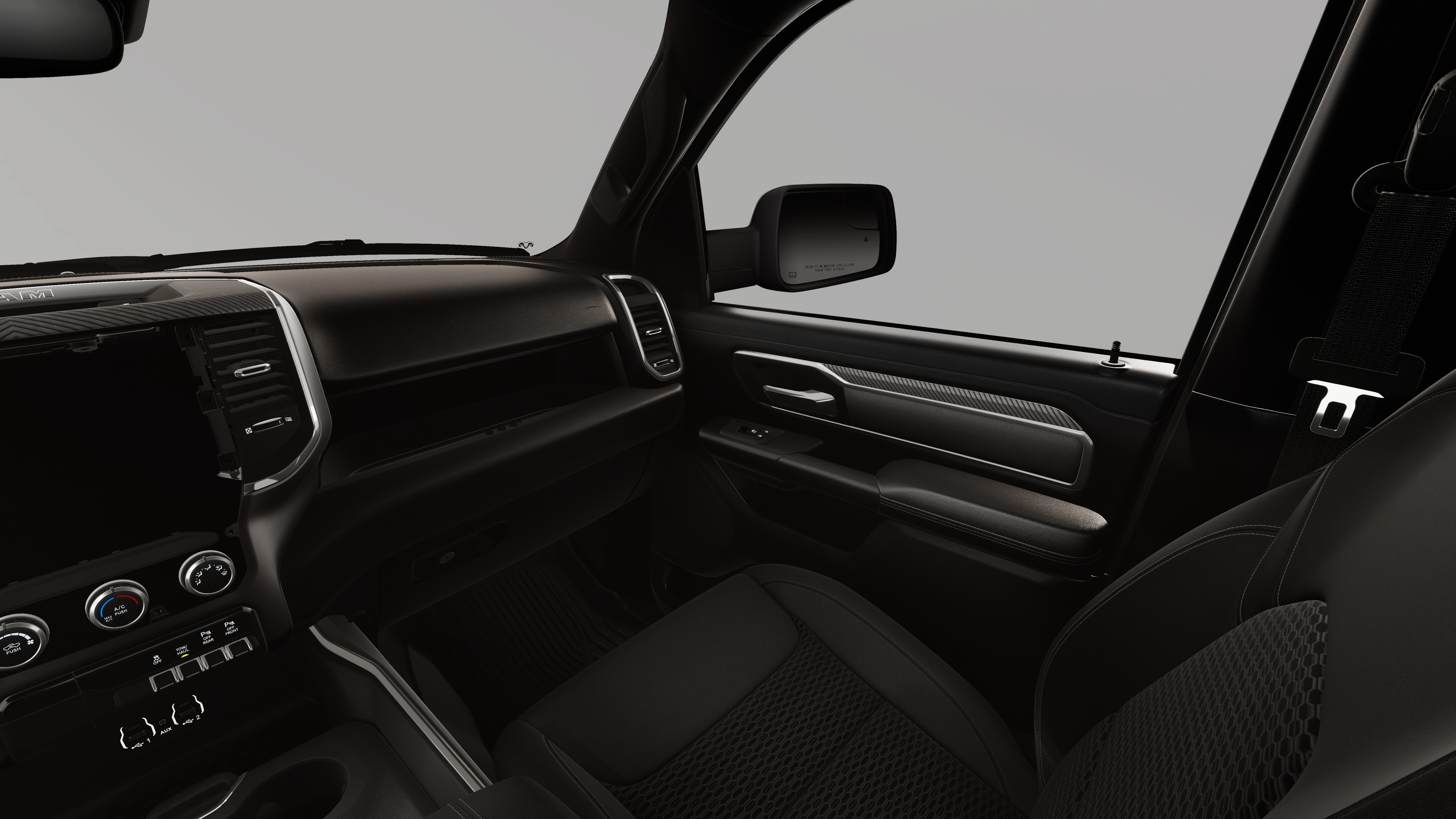 New 2026 Diamond Black Crystal Pearl-Coat Exterior Paint RAM BIG HORN image 19