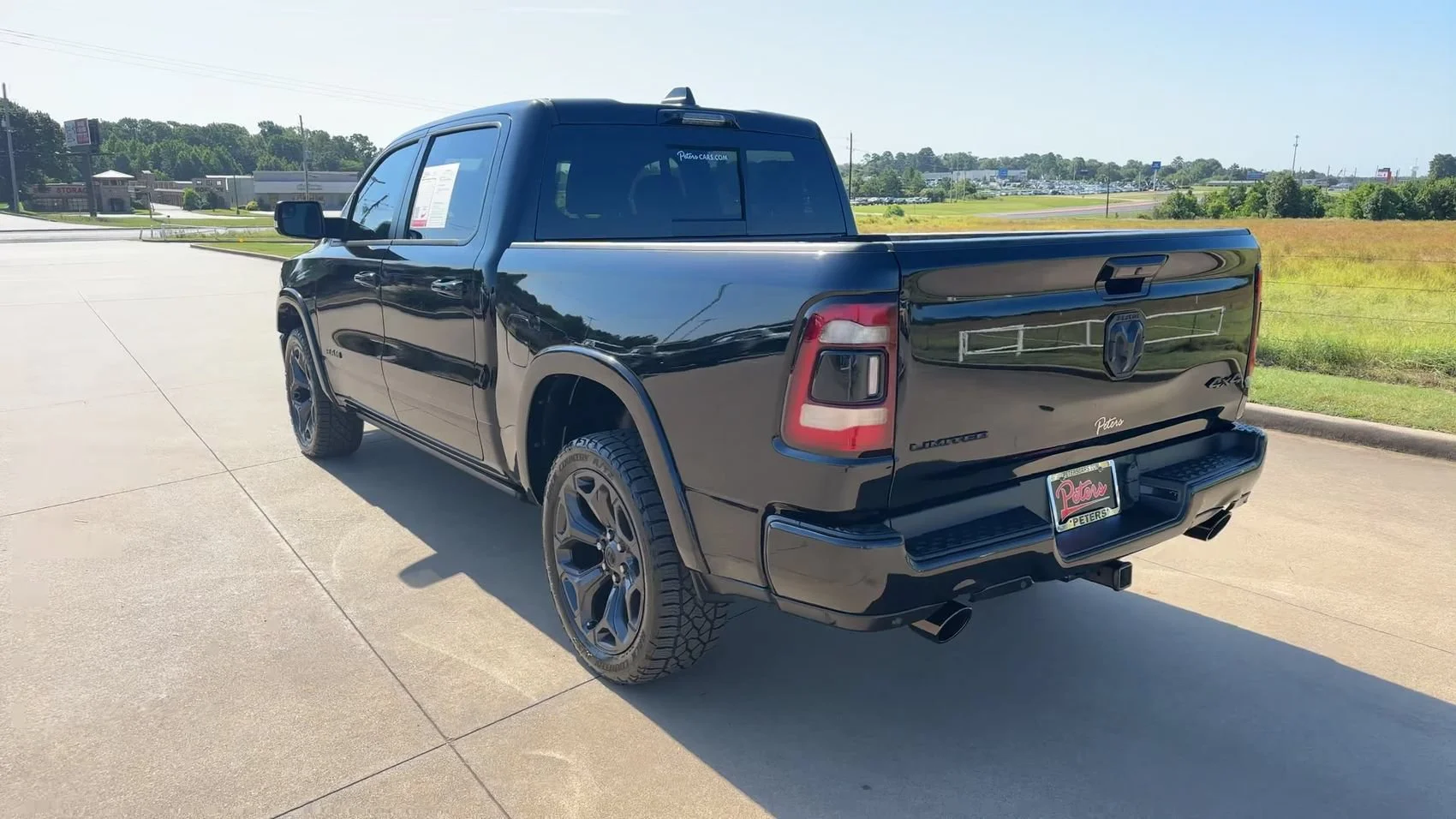Used 2023 Diamond Black Crystal Pearlcoat Ram Limited image 7