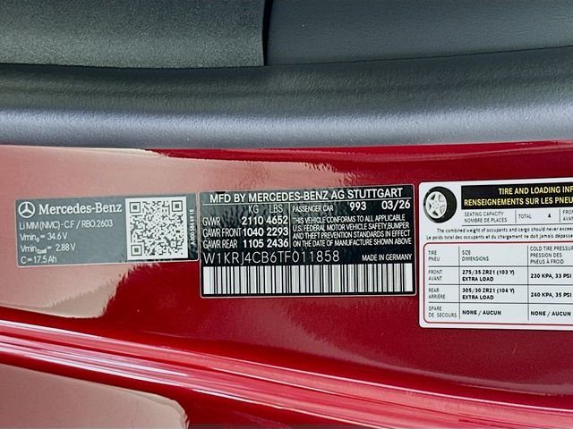 New 2026 MANUFAKTUR Patagonia Red Metallic Mercedes-Benz Base image 31