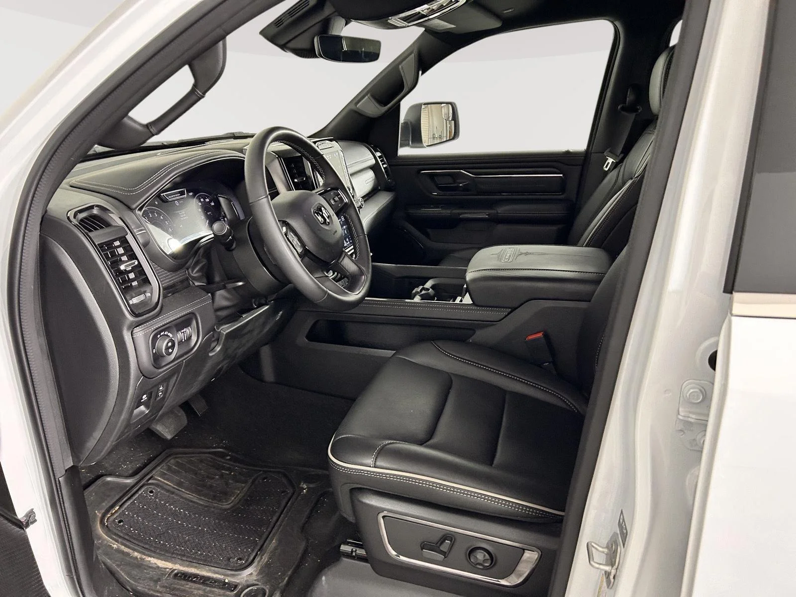 Used 2023 Bright White Clearcoat Ram Limited image 2