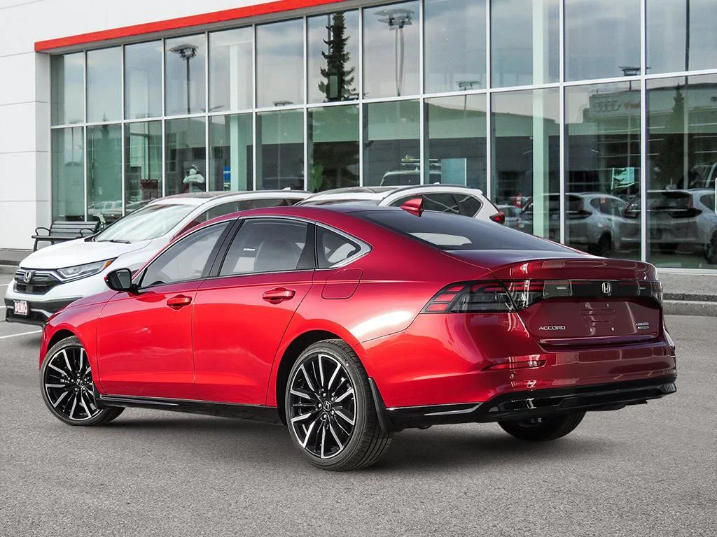 New 2026 Radiant Red Metallic Honda TOURING Touring comfort. Hybrid intelligence. image 4