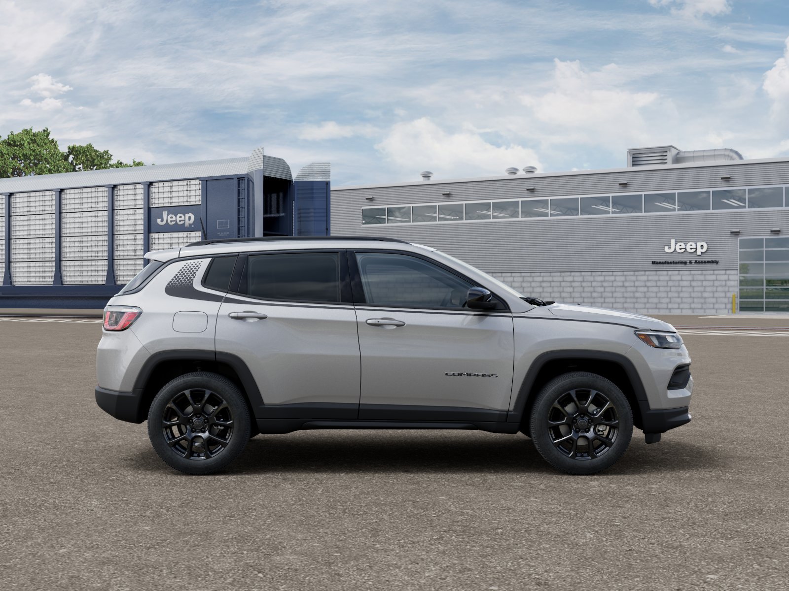 New 2026 Silver Zynith Metallic Clear-Coat Exterior Paint Jeep Latitude image 12