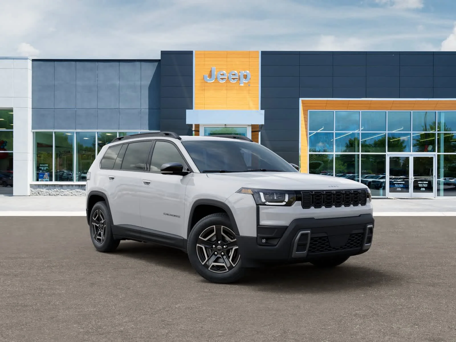 New 2026 Bright White Clear-Coat Exterior Paint Jeep Limited image 5