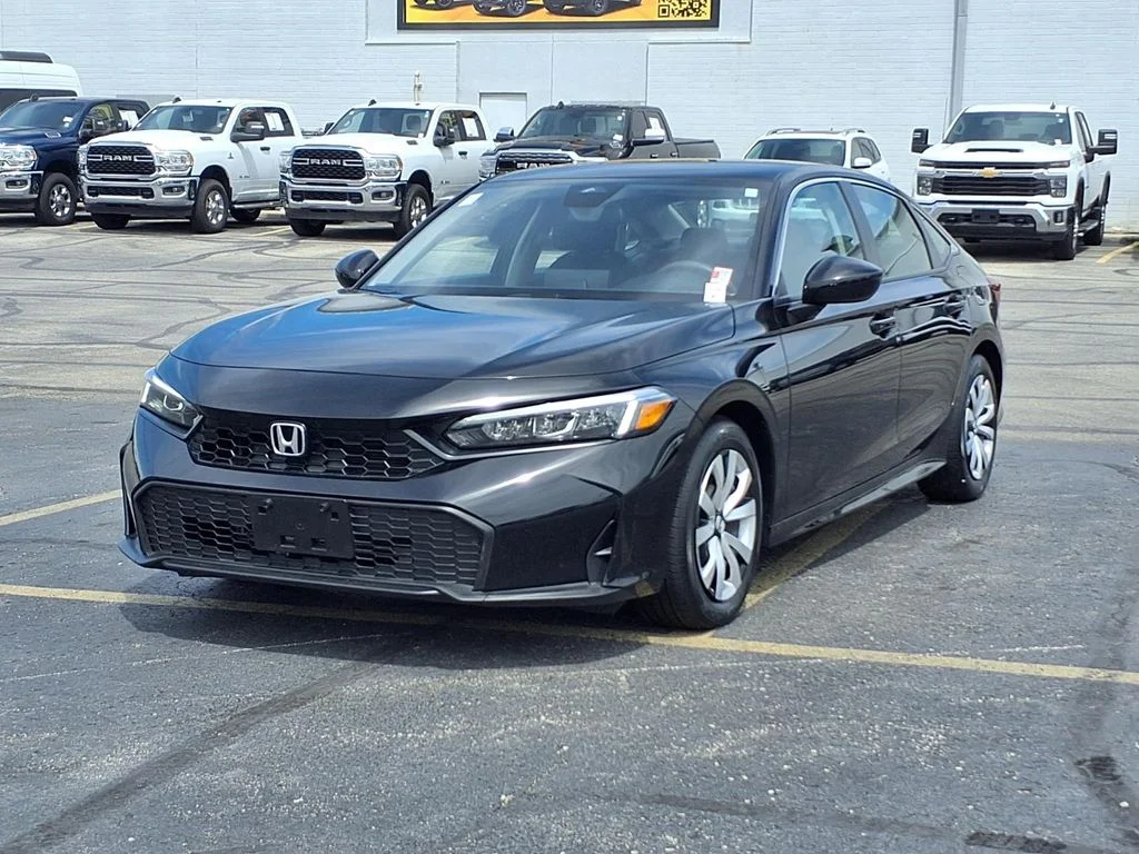 Used 2025 Honda Civic LX with VIN 2HGFE2F27SH602538 for sale in Kansas City