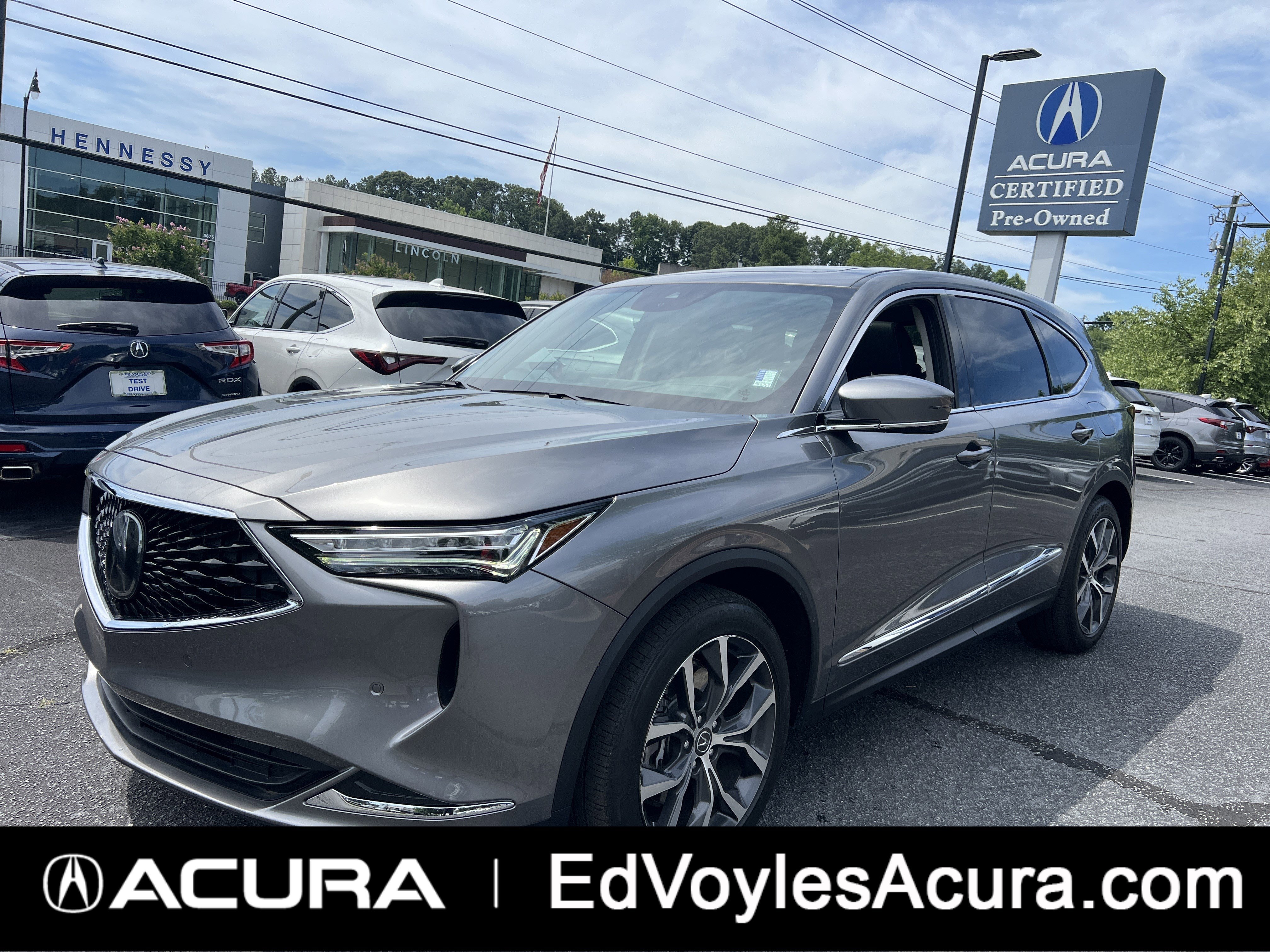 Used 2023 Liquid Carbon Metallic Acura w/Technology Package image 1