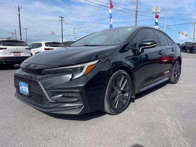 Used 2023 Black Toyota SE image 3