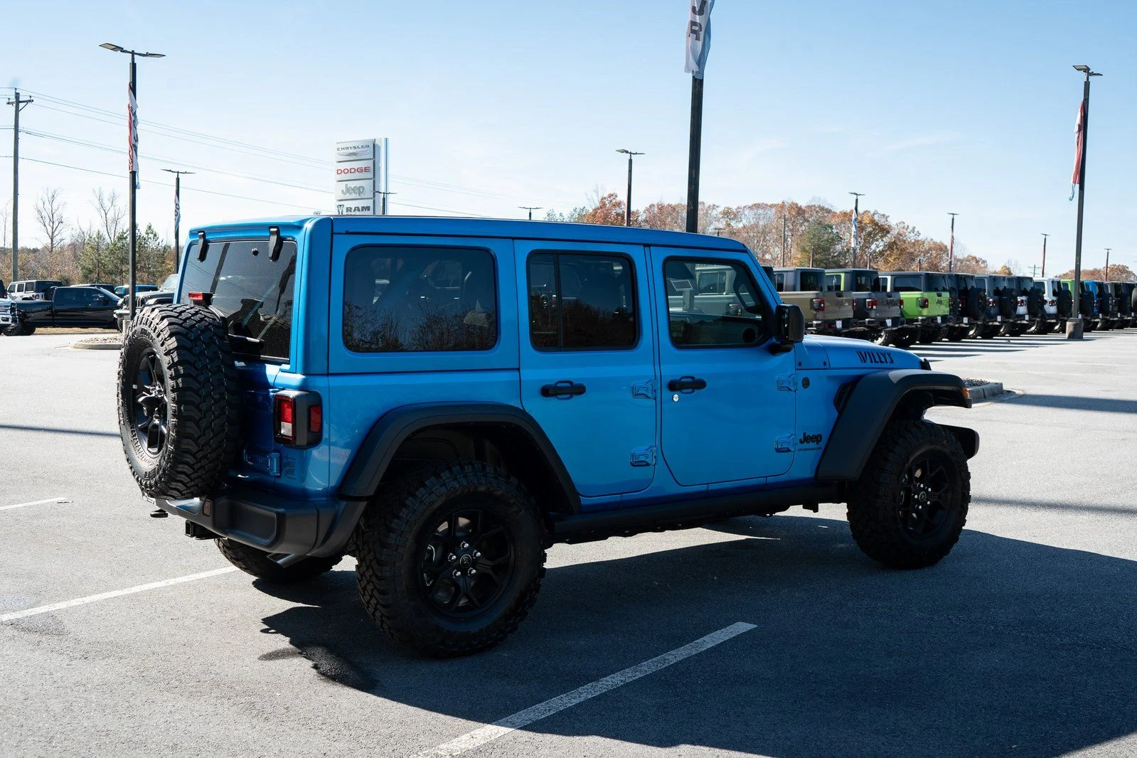 New 2026 Hydro Blue Pearl-Coat Exterior Paint Jeep Willys image 10