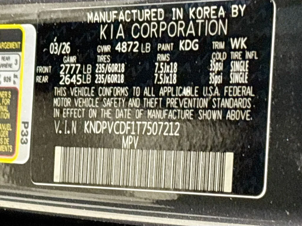 New 2026 Gravity Gray Kia EX image 24