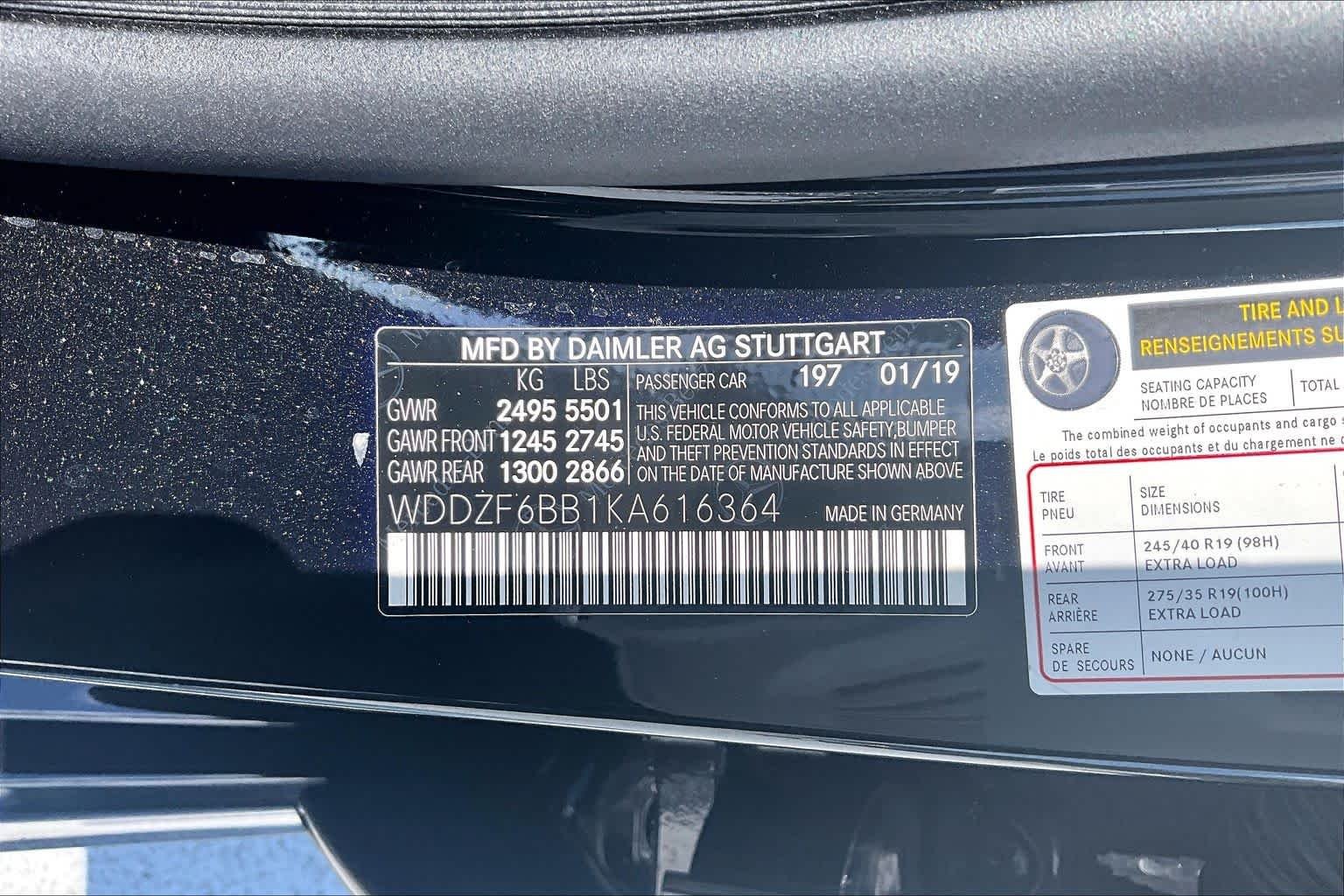 Used 2019 Obsidian Black Metallic Mercedes-Benz AMG® E 53 image 31