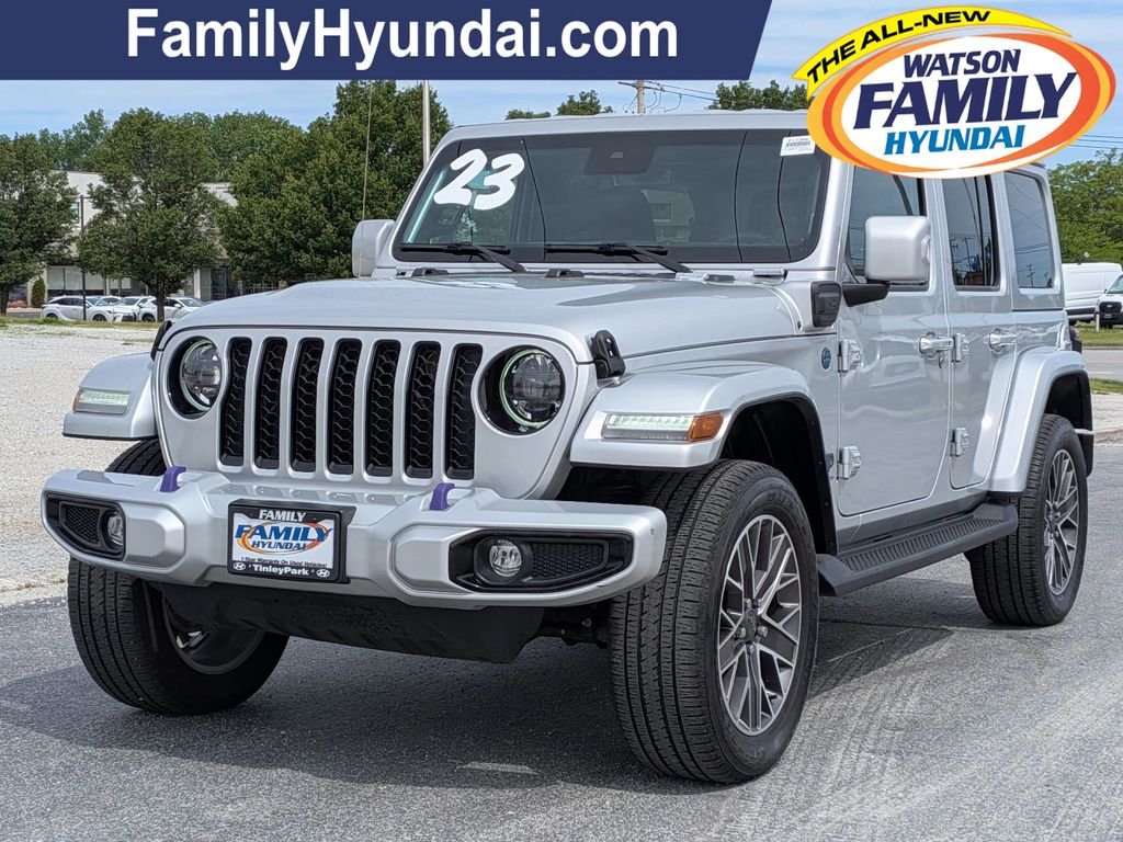 Used 2023 Silver Jeep Sahara 4xe image 7