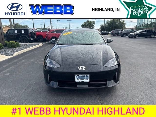Used 2023 Hyundai IONIQ 6 SE with VIN KMHM24AB4PA044389 for sale in Highland, IN