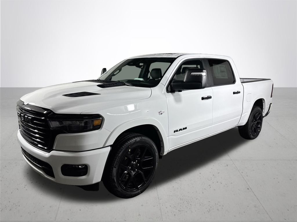 New 2026 Bright White Clear-Coat Exterior Paint RAM Laramie image 2