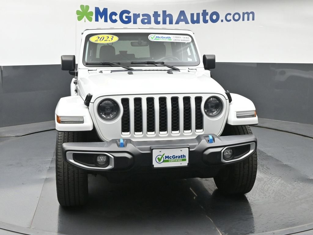 Used 2023 White Jeep Sahara 4xe image 5