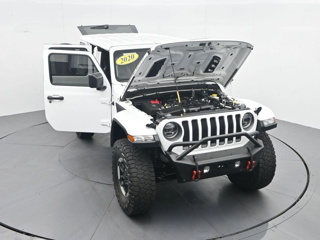 Used 2020 Bright White Clearcoat Jeep Rubicon image 35