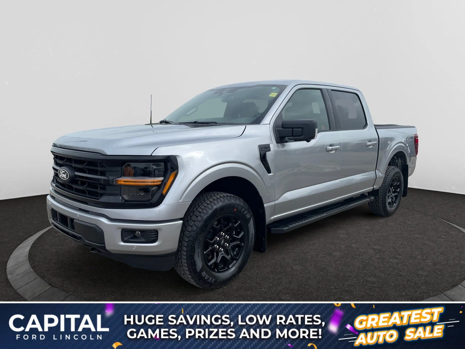 New 2026 Iconic Silver Metallic Ford XLT image 1
