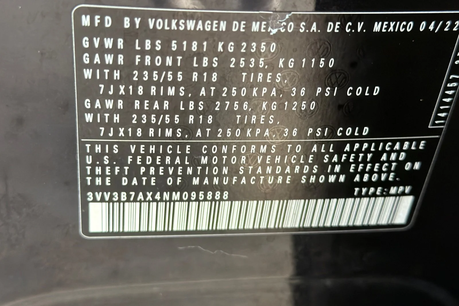 Used 2022 Blue Volkswagen 2.0T SE image 43