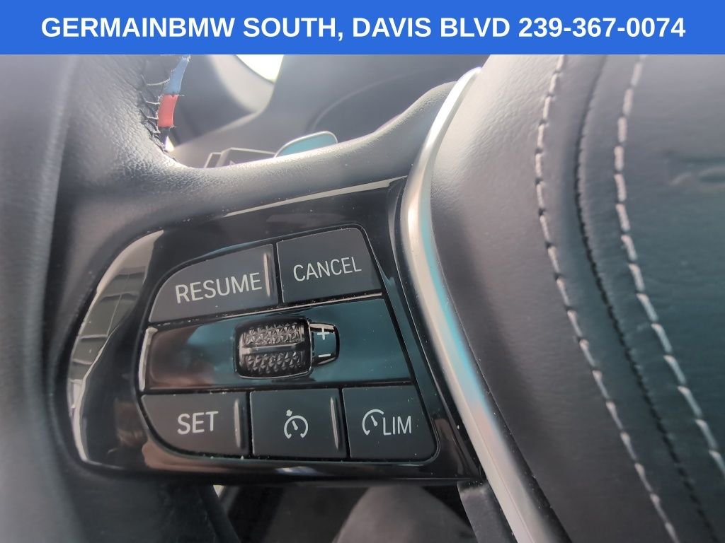 Certified Used 2023 Mineral White Metallic BMW 540i xDrive image 9