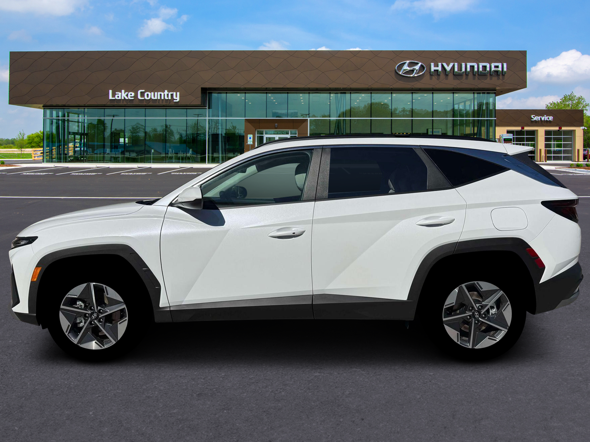 New 2026 White Hyundai SEL AWD image 3