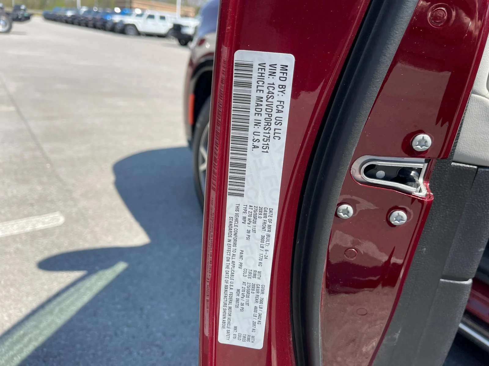 Used 2024 Red Jeep Series III image 34