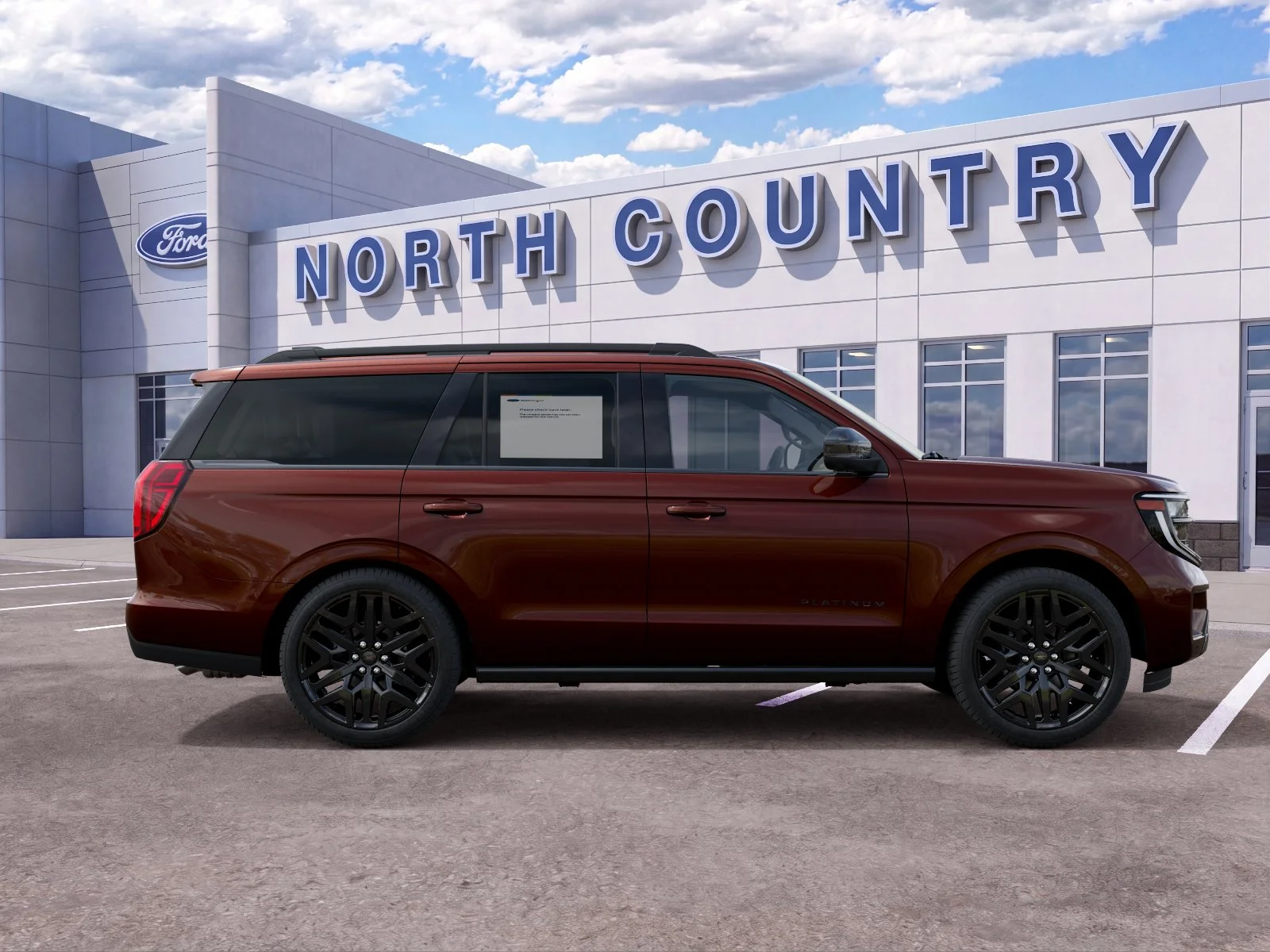 New 2027 Bronze Fire Metallic Tinted Clearcoat Ford Platinum image 31
