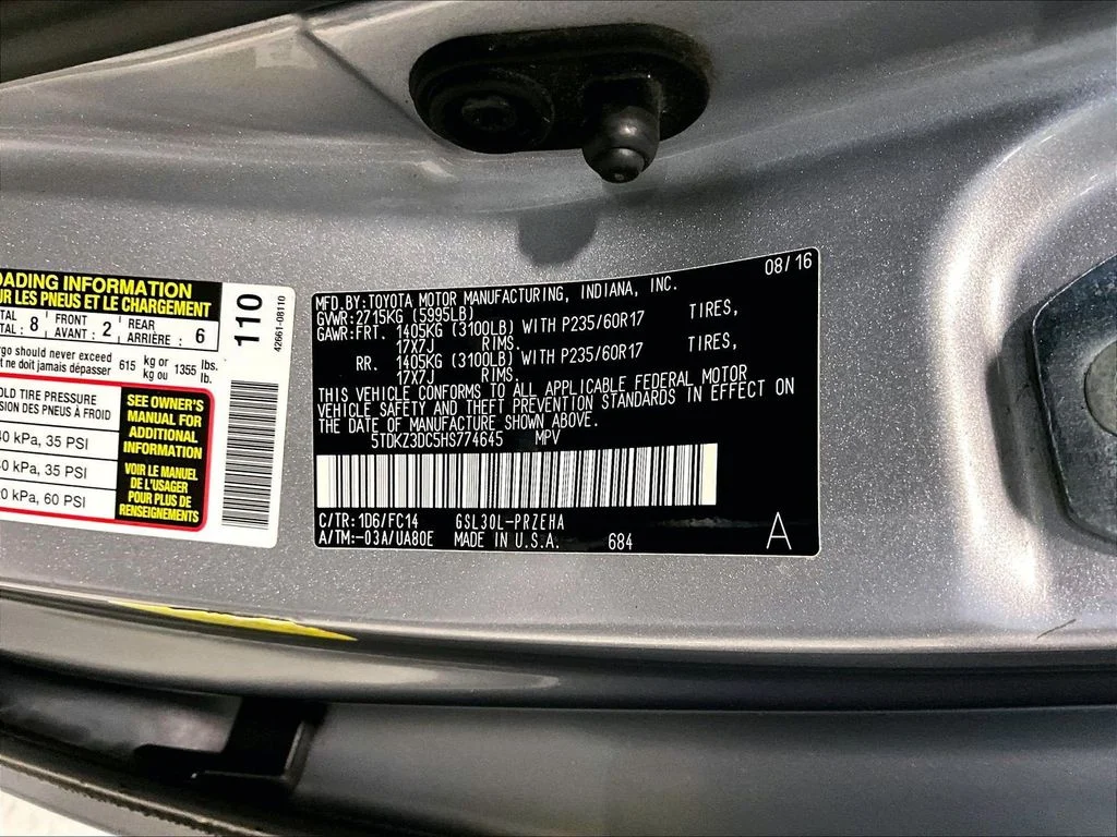 Used 2017 Gray Toyota LE image 37