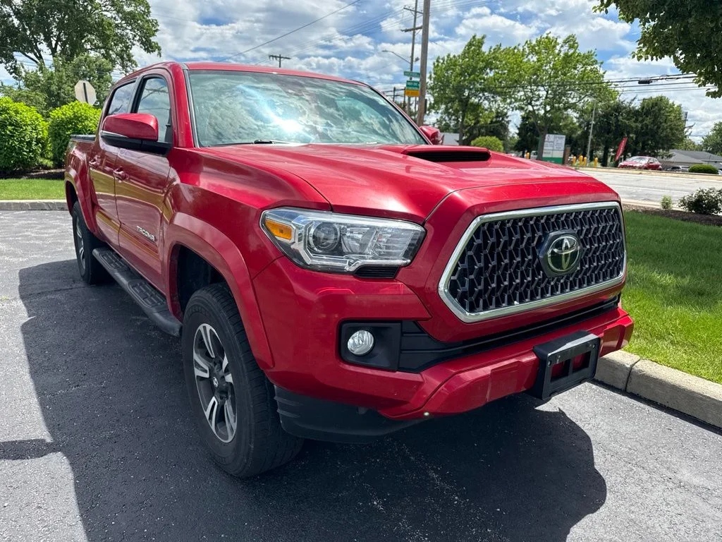 Used 2019 Barcelona Red Metallic Toyota TRD Sport image 8