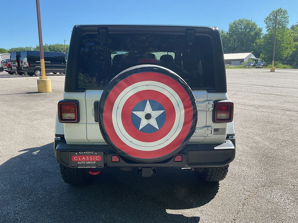 New 2026 Bright White Clearcoat Jeep 4-Door Willys 