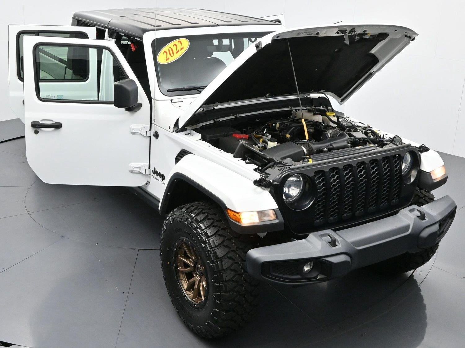 Used 2022 Bright White Clearcoat Jeep Willys image 41