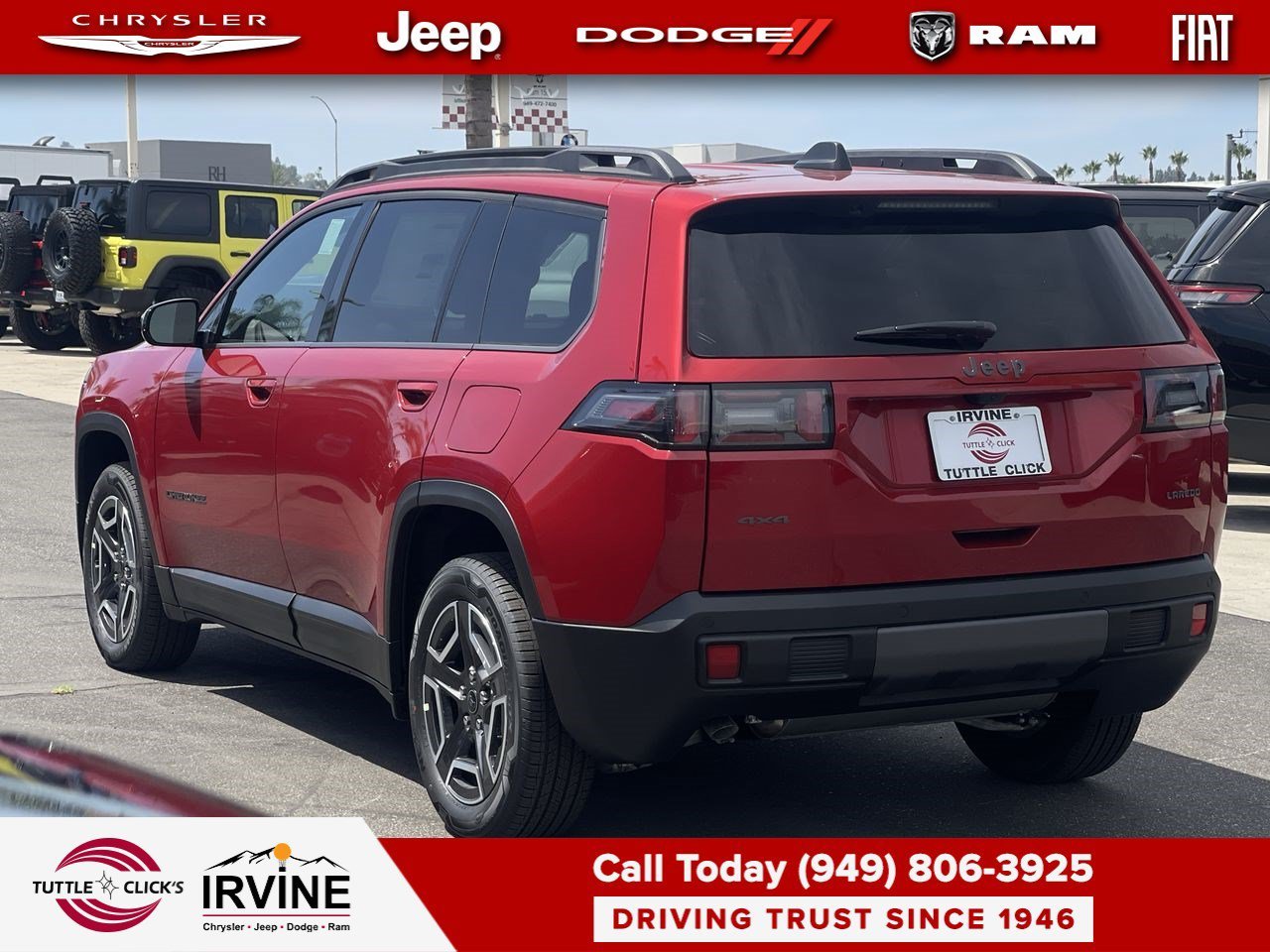 New 2026 Red Hot Pearlcoat Jeep Laredo image 10