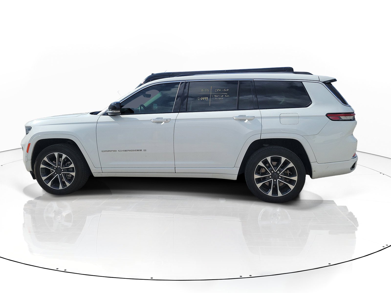 Used 2021 Bright White Clearcoat Jeep Overland image 3