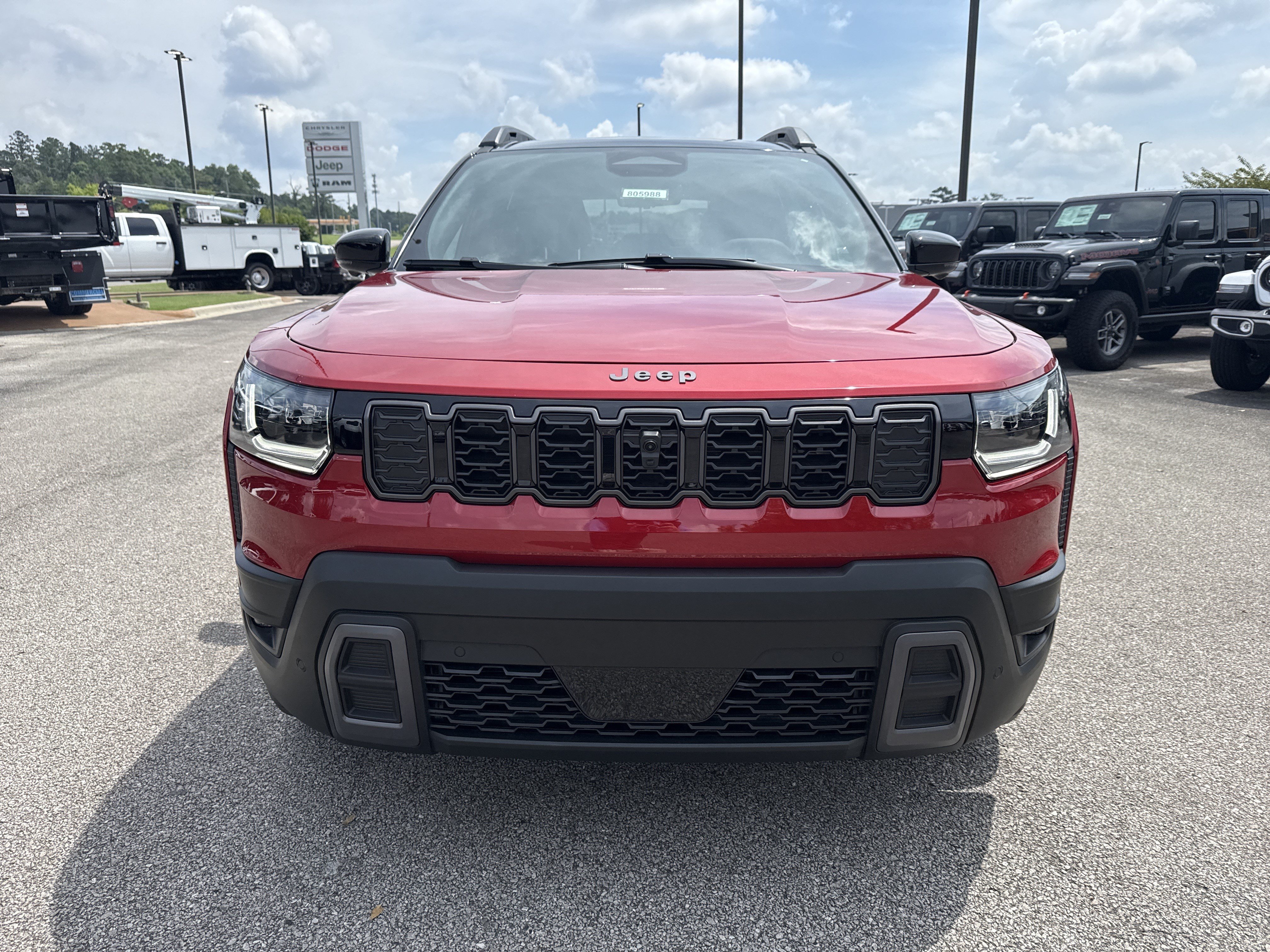 New 2026 Red Hot Pearl-Coat Exterior Paint Jeep Overland image 2