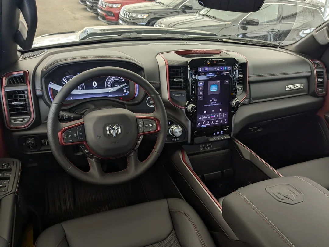 New 2026 White RAM Rebel - - 5.7L HEMI V8 eTorque - Package 27W - Steel Sport Hood & More! image 26