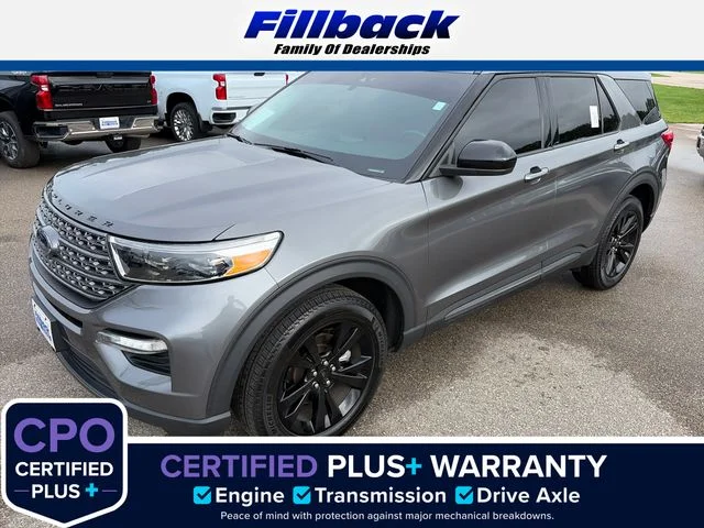 Used 2023 Gray Metallic Ford XLT image 1