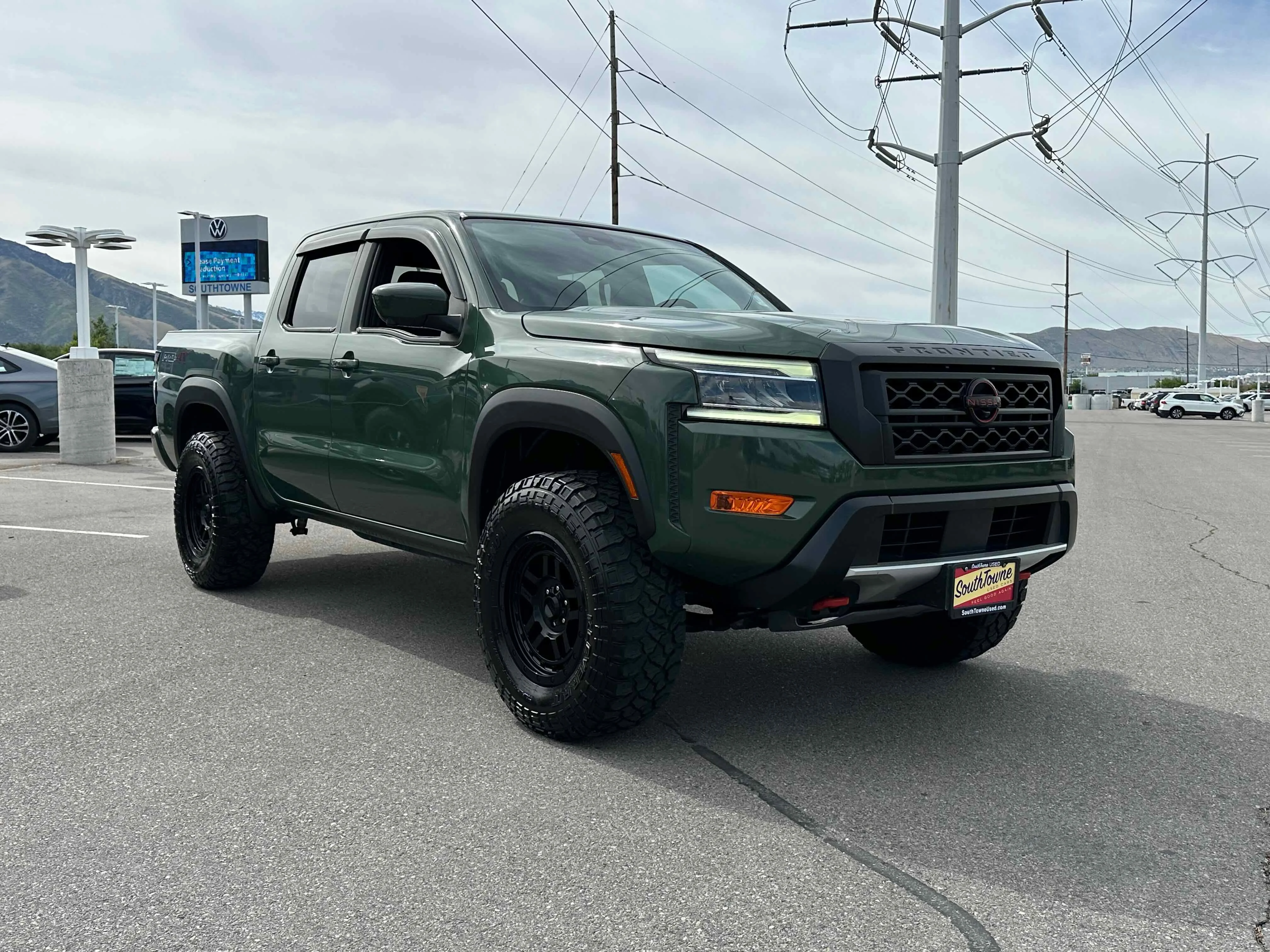 Used 2022 Tactical Green Metallic Nissan PRO-4X image 7
