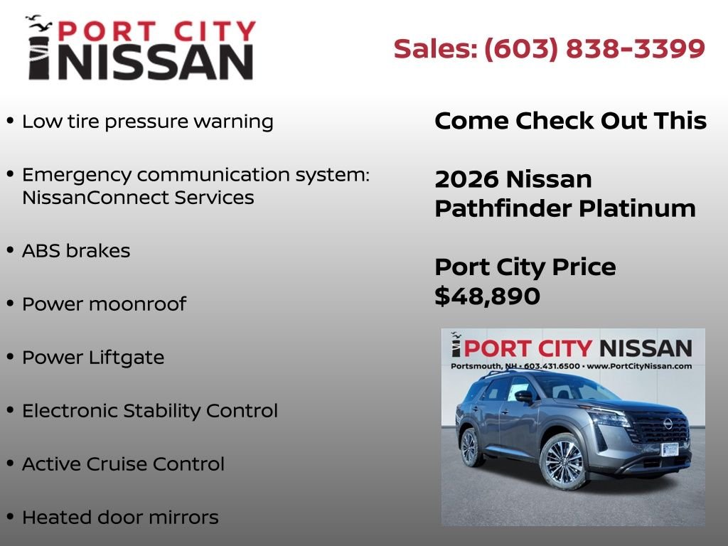 New 2026 Gun Metallic Nissan Platinum image 13