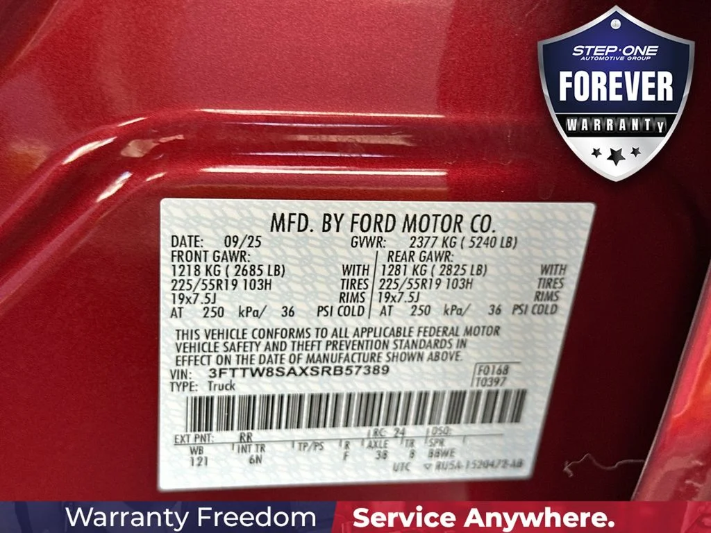 Used 2025 Red Ford Lariat image 39