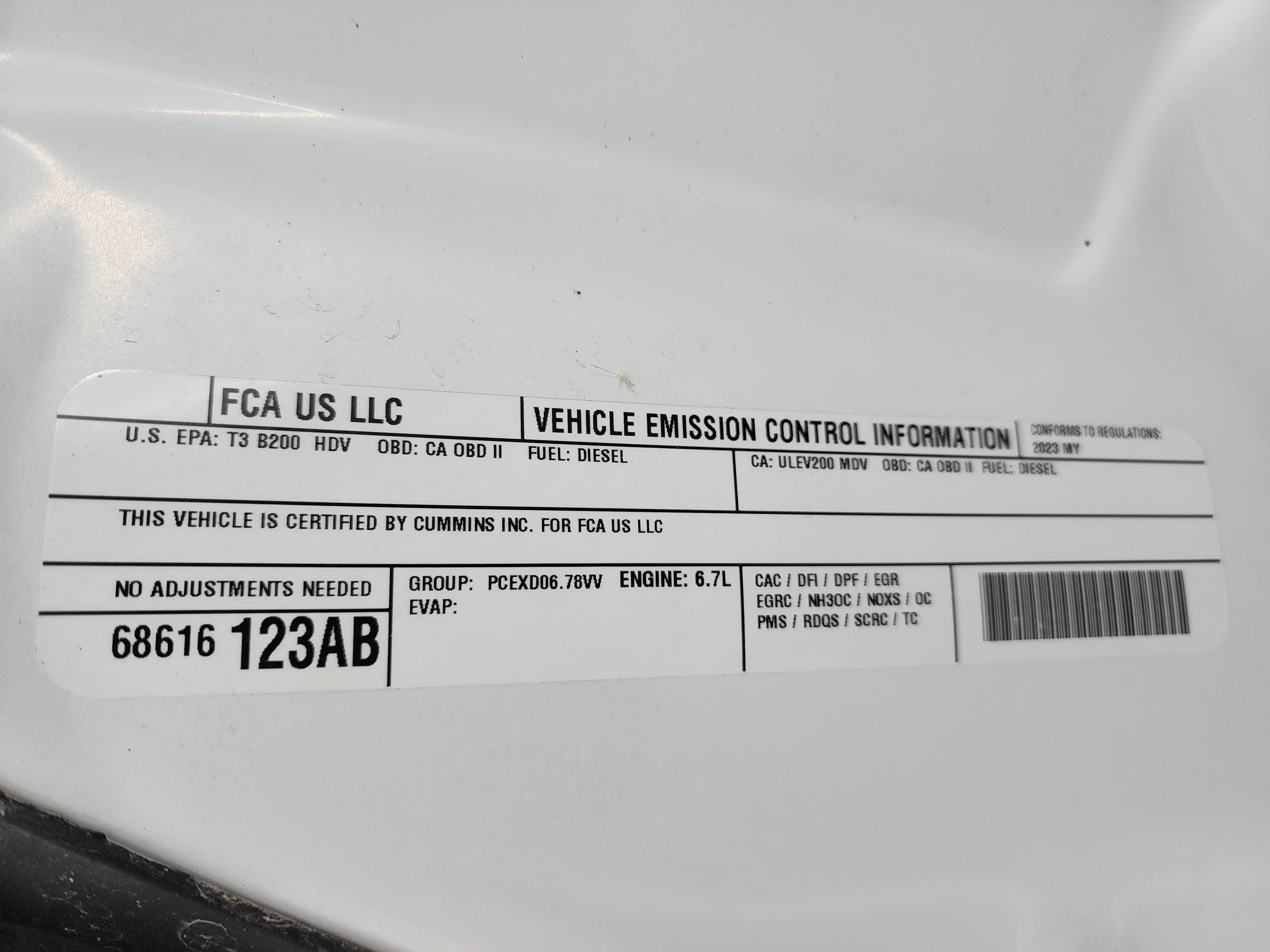 Used 2023 Bright White Clearcoat Ram Big Horn image 20
