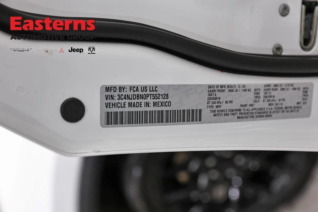 Certified Used 2023 White Jeep Latitude image 39