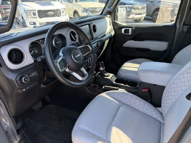 Used 2022 Gray Jeep Unlimited Sahara 4xe image 17