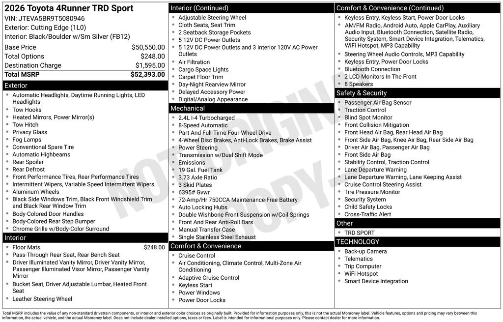 Used 2026  Toyota TRD Sport image 2