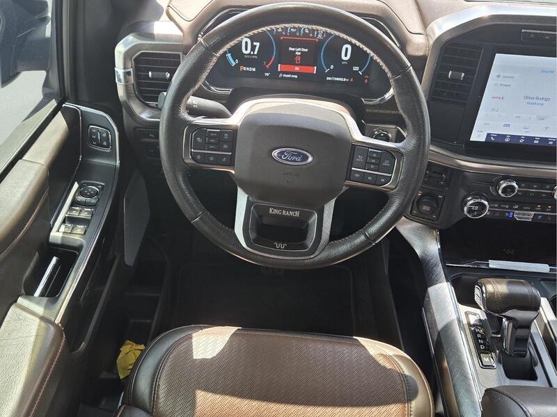 Used 2021 Agate Black Metallic FORD KING RANCH 4WD SUPERCREW 5.5