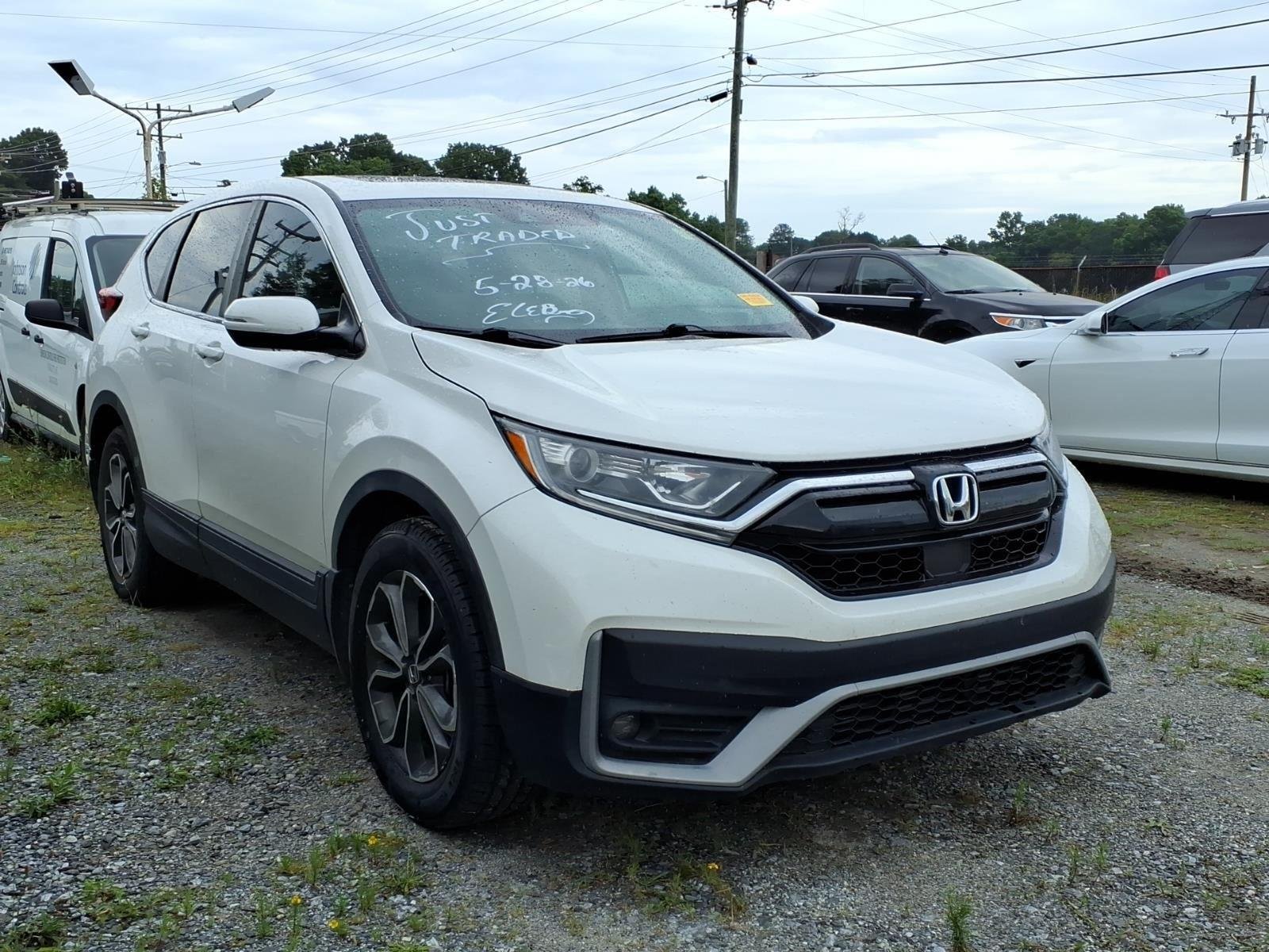 Used 2020 Platinum White Pearl Honda EX-L image 3