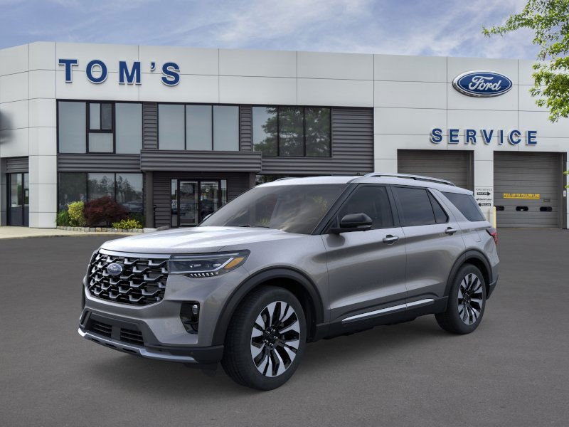 Carbonized Gray Metallic 2026 Ford Explorer Platinum AWD SUV / Crossover All-Wheel Drive