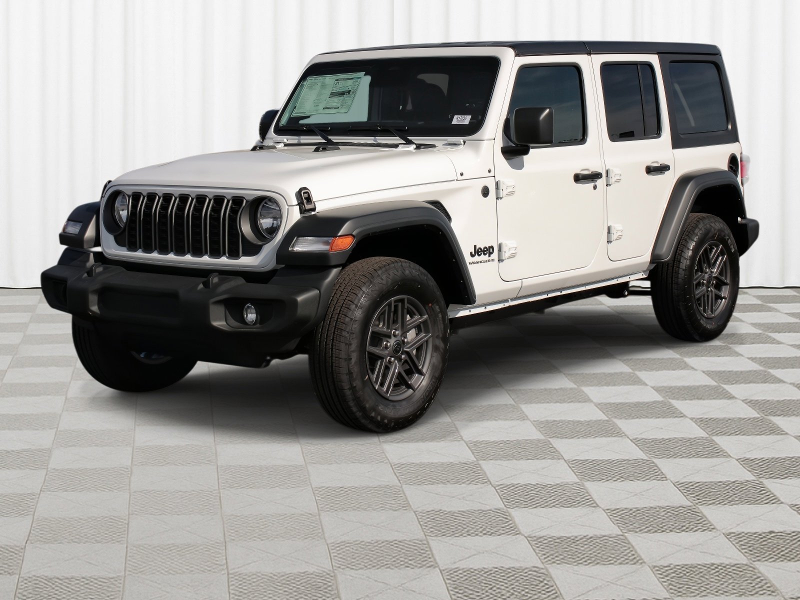 New 2026 Bright White Clear-Coat Exterior Paint Jeep Sport S image 33