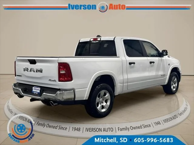 New 2026 Bright White Clear-Coat Exterior Paint RAM BIG HORN image 8