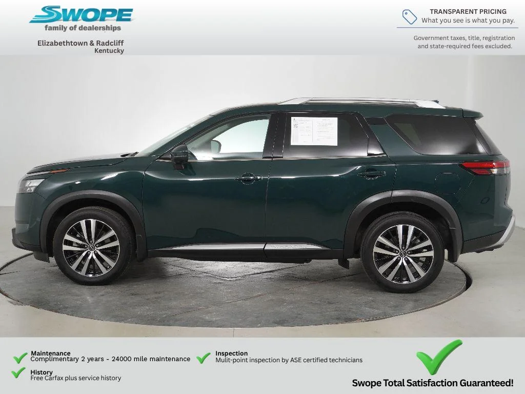 Used 2025 Obsidian Green Pearl Nissan Platinum image 7
