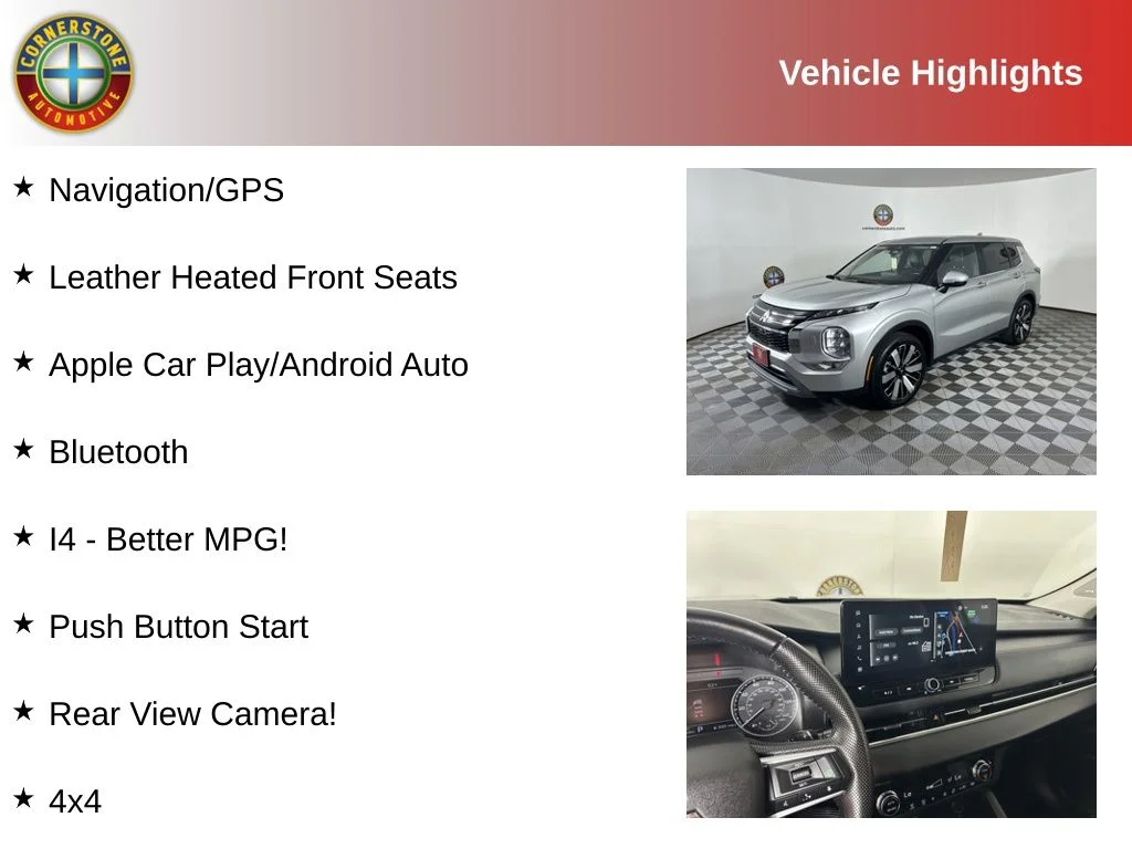 Used 2025 Mitsubishi Outlander SE with VIN JA4J4VA8XSZ023496 for sale in Elk River, Minnesota