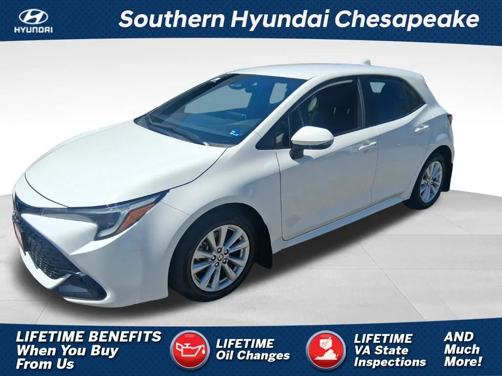 Used 2023 White Toyota SE image 1